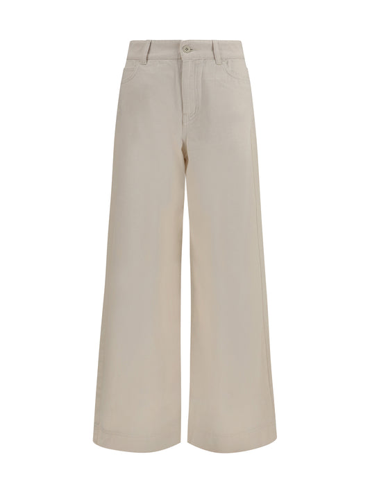 Weekend Max Mara Canneti cotton bull Pants - Multi