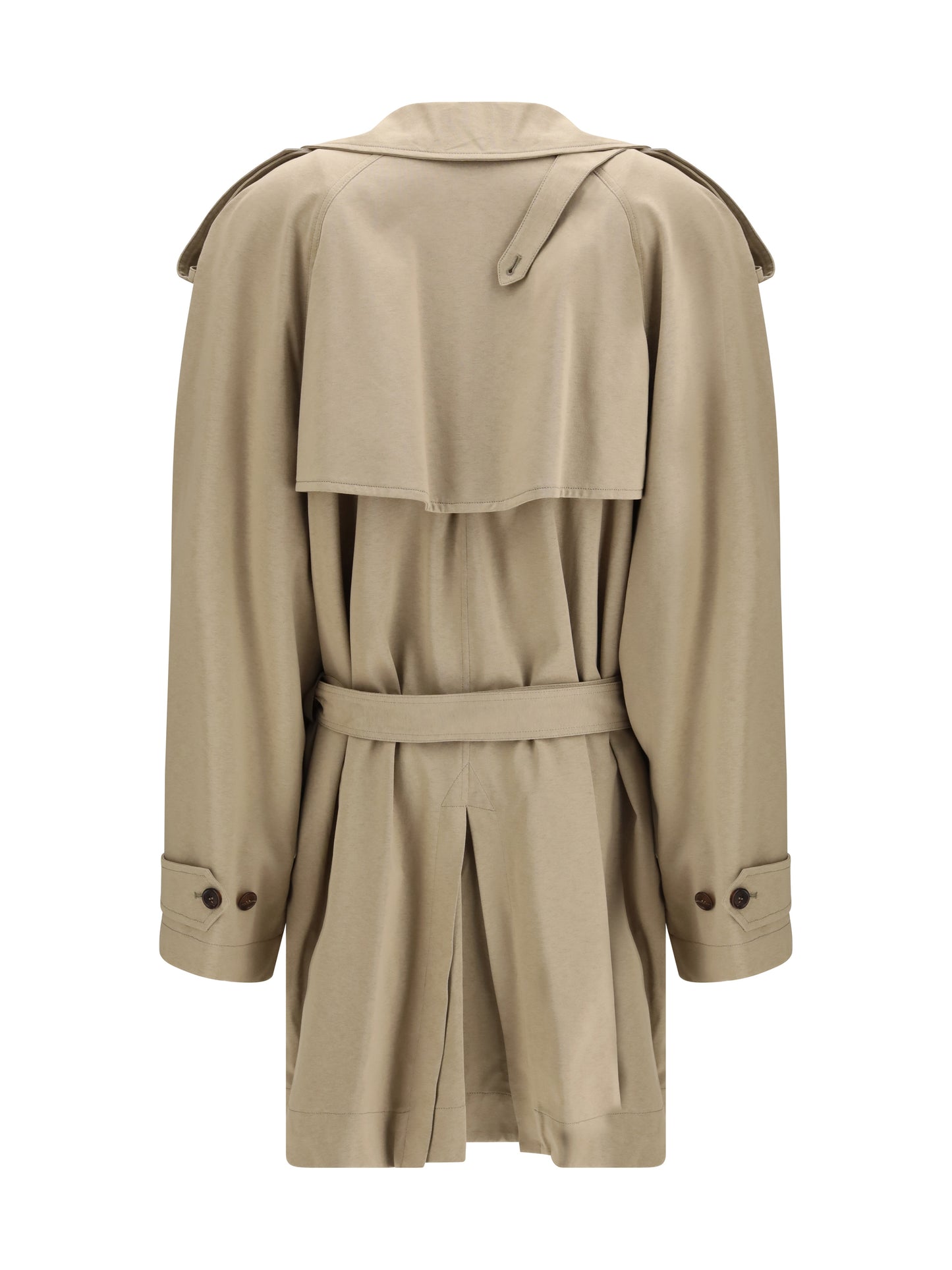 BALENCIAGA Belted double-breasted Trench Coat