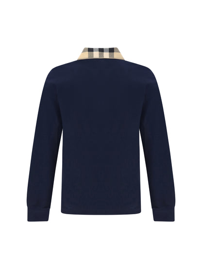 BURBERRY Cody long sleeve cotton Polo