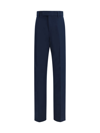FERRAGAMO Cotton and cashmere chinos Pants
