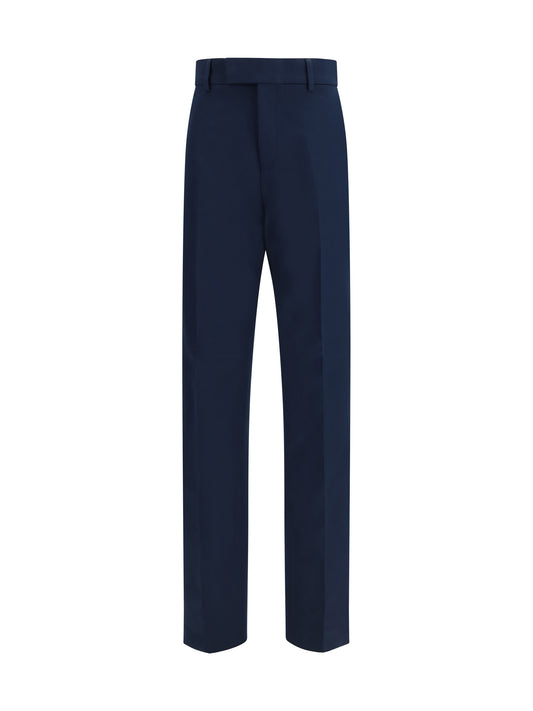 FERRAGAMO Cotton and cashmere chinos Pants