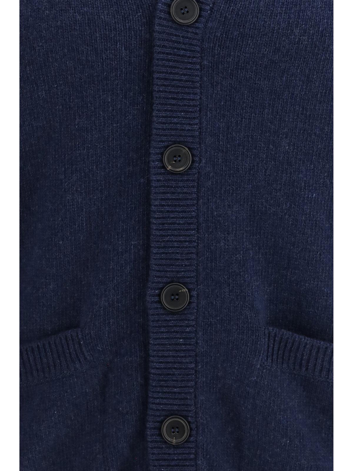 Prada V-neck Re-cashmere Cardigan - Inchiostro