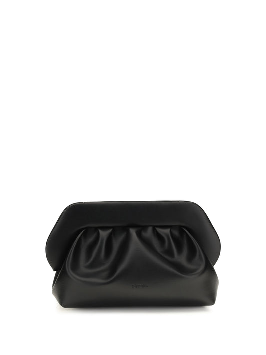 Themoirè Bios Vegan Fabric Clutch - Jet Black
