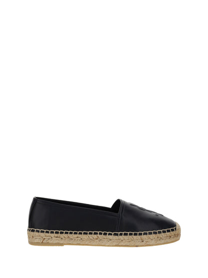 SAINT LAURENT Lambskin Espadrilles