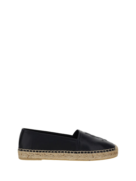 SAINT LAURENT Lambskin Espadrilles
