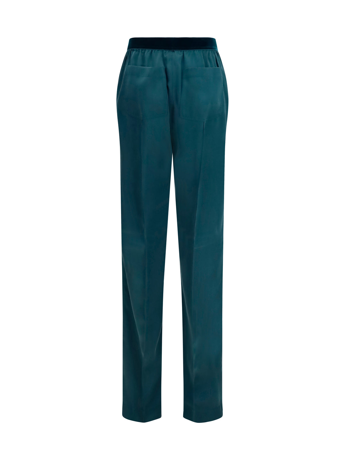 Tom Ford Stretch silk satin Pants - Teal