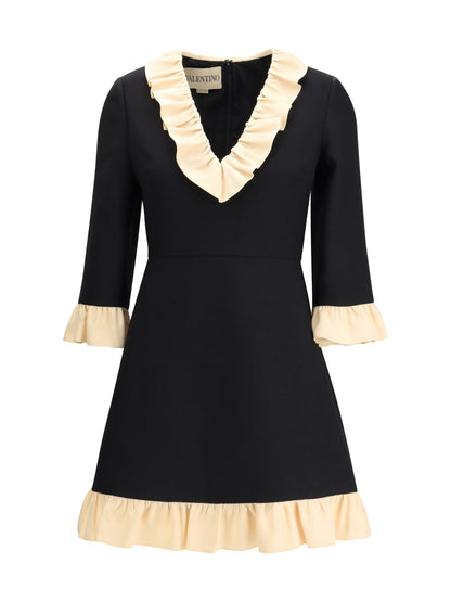 VALENTINO Wool and silk short Dress