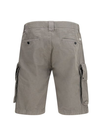 C.P. COMPANY Cotton gabardine Bermuda Shorts