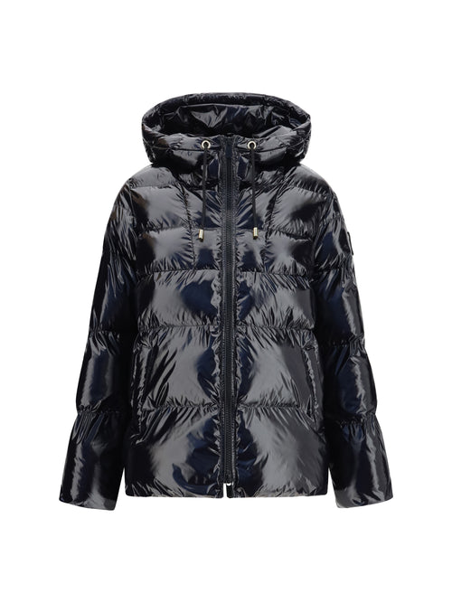 Pinko Hooded Eleodoro Down Jacket - Black Limousine