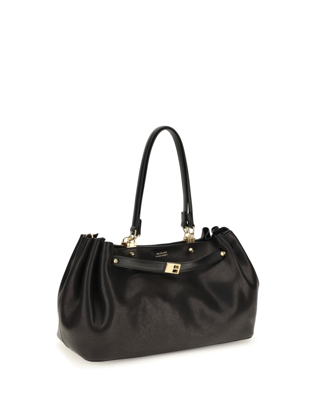 Balenciaga Medium Bel Air Tote Shoulder Bag - Black