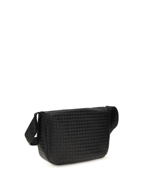 Bottega Veneta Veneto large Shoulder Bag - Black-Silver