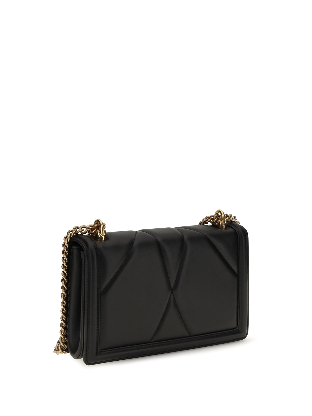 Dolce & Gabbana Medium Devotion matelassé nappa Shoulder Bag - Black