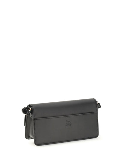 Christian Louboutin Bettina chain Wallet - Black/Gold