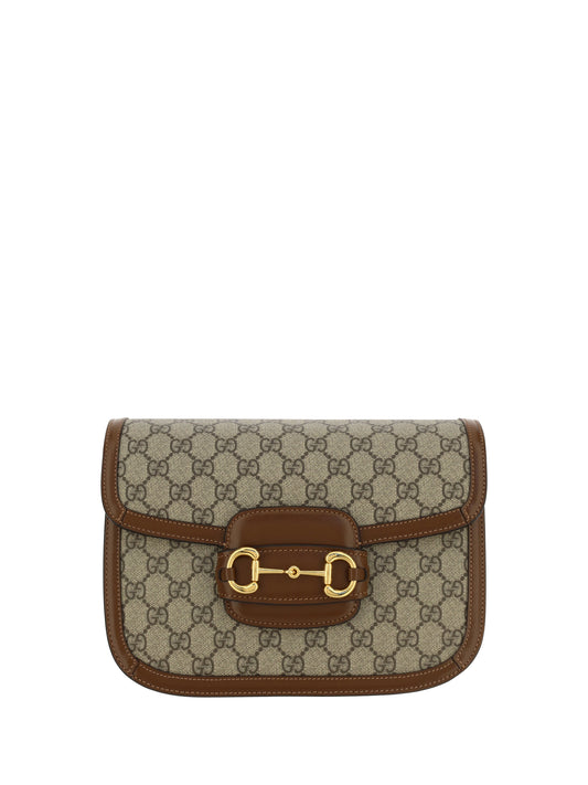 GUCCI Horsebit Shoulder Bag