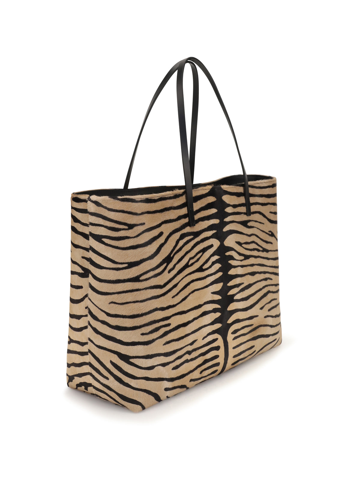 Fendi Roll medium Shopping Bag - Nero+Naturale