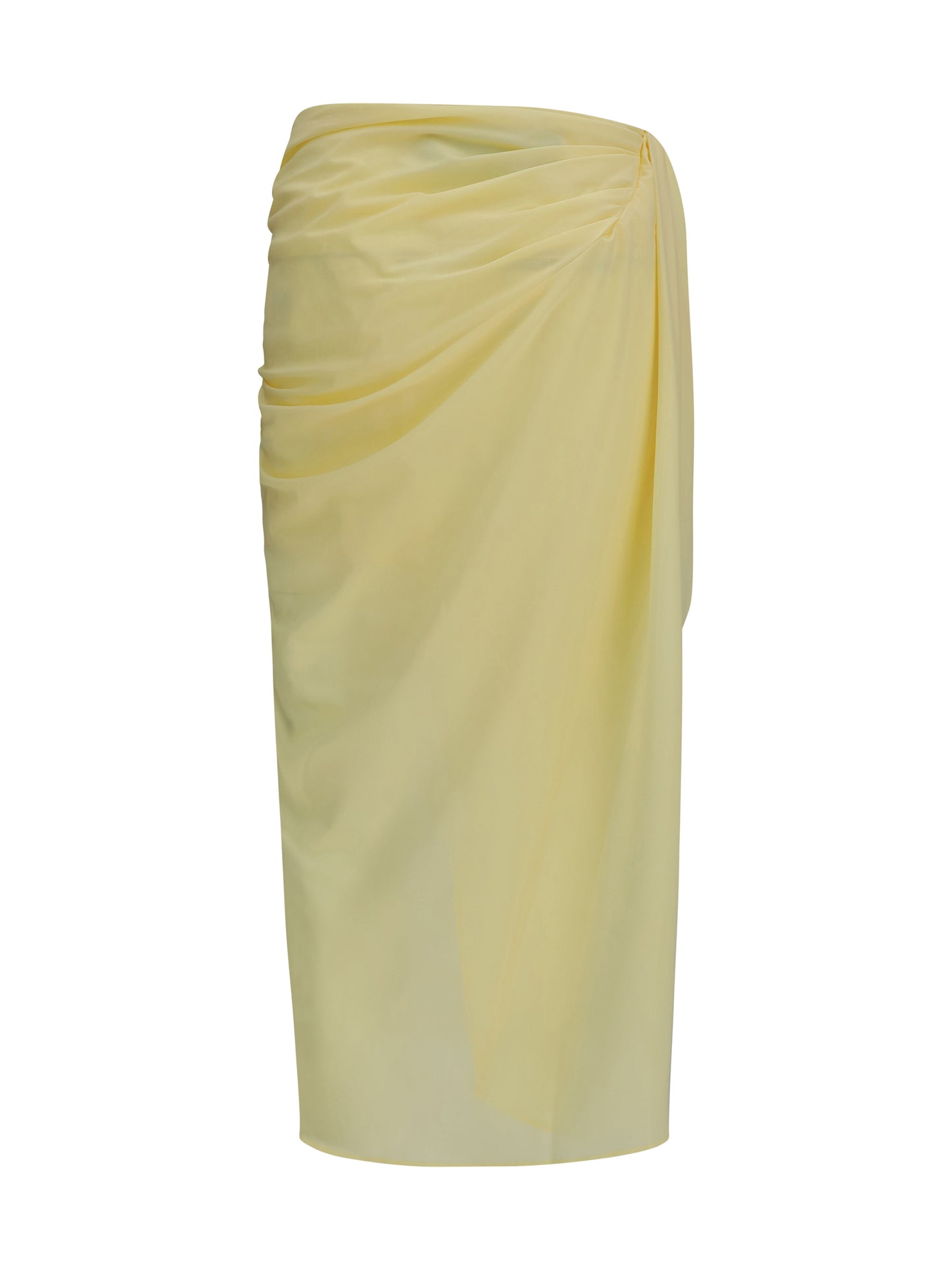 JACQUEMUS Pareo Skirt in stretch muslin