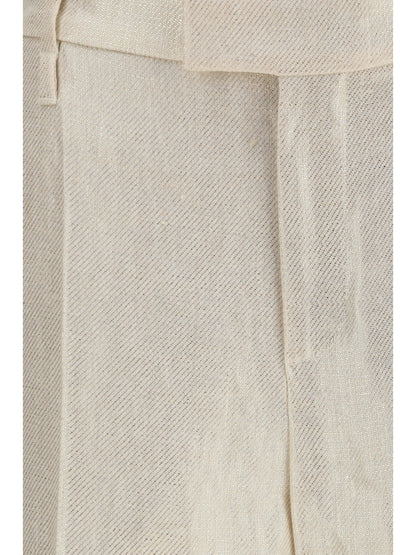 BRUNELLO CUCINELLI Linen tailored Pants
