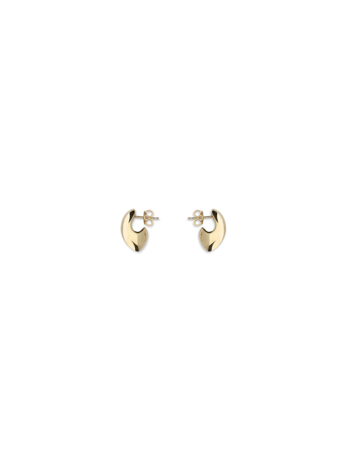Bottega Veneta Small disc Earrings - Yellow Gold