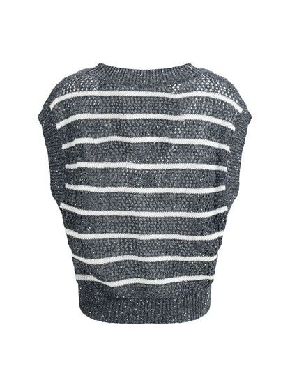 BRUNELLO CUCINELLI Striped Vest
