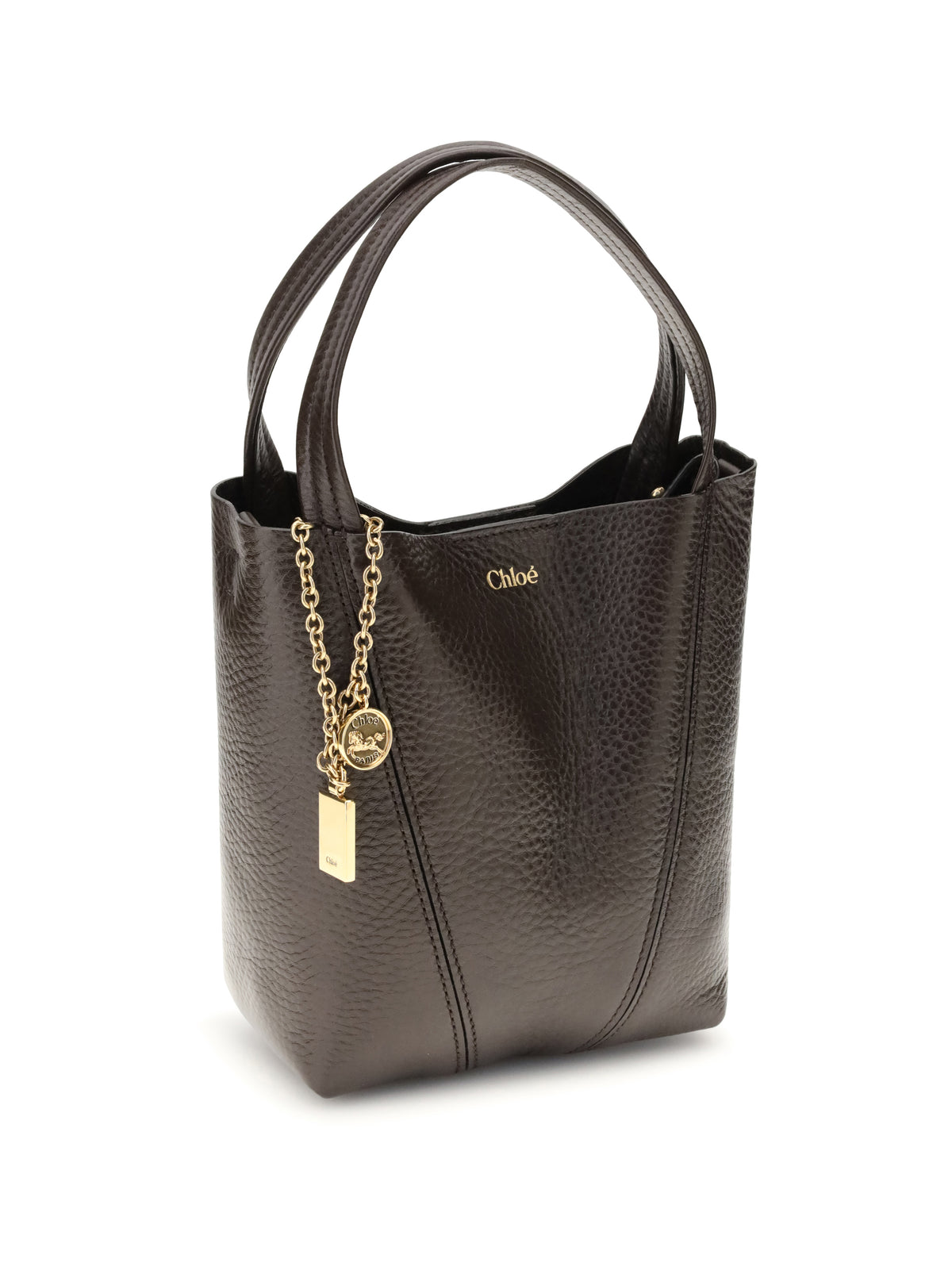 Chloé Spin Shoulder Bag - Kohl Brown