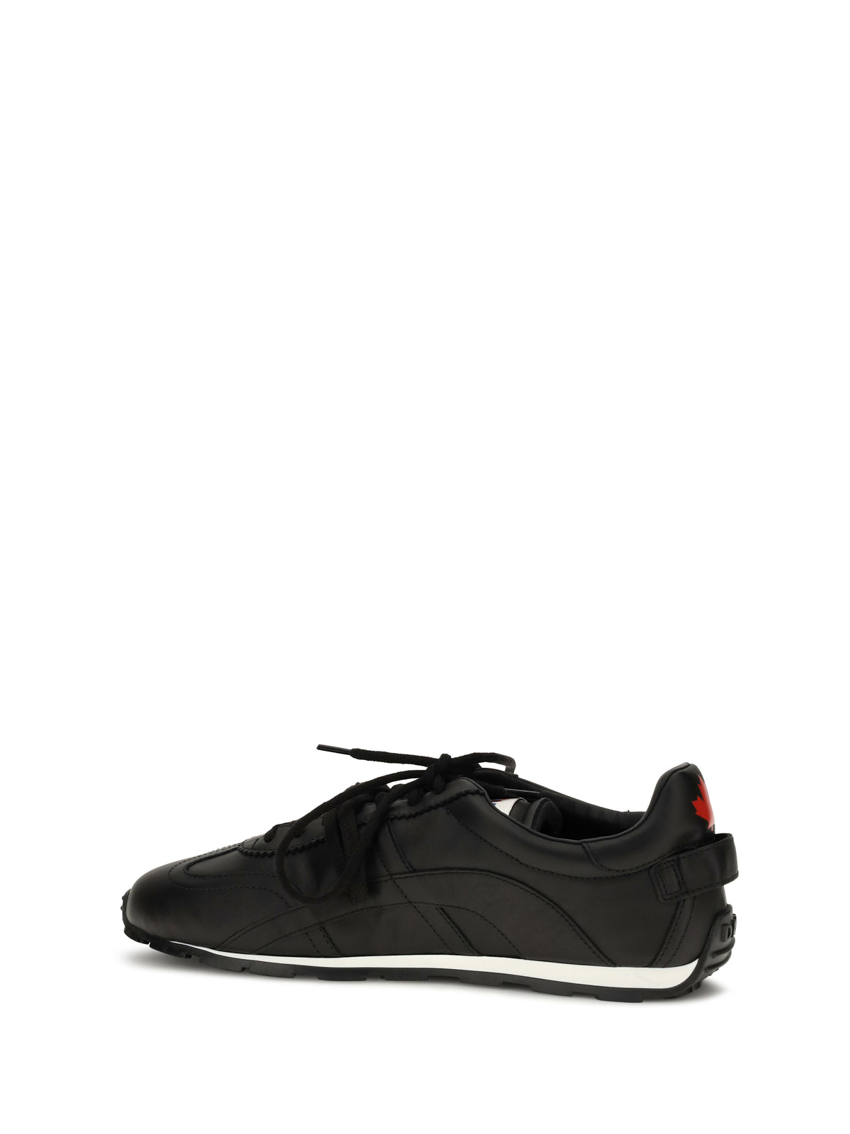 Dsquared2 Leather Sneakers - Black