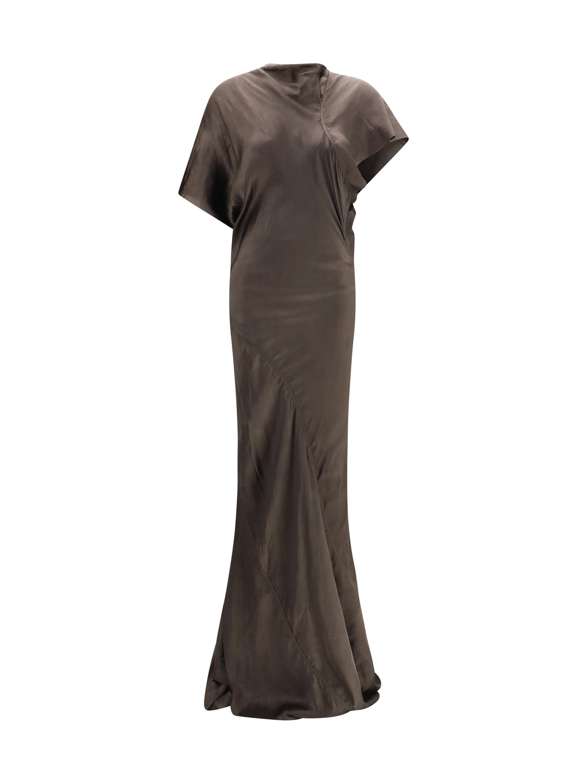 Rick Owens Seb Dress with pull-on styling - Dark Dust