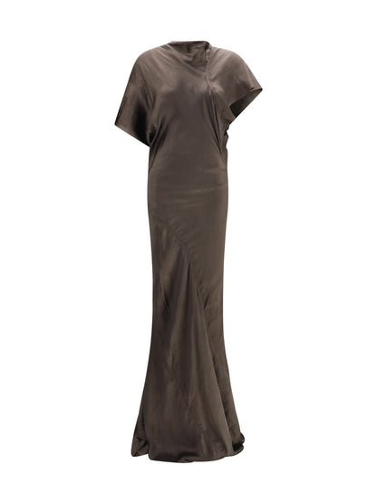 Rick Owens Seb Dress with pull-on styling - Dark Dust