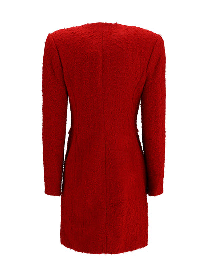 Magda Butrym Short bouclé Dress - Red