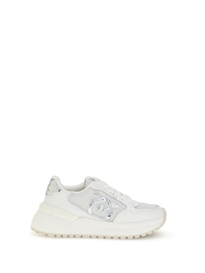PINKO Logo and mirrored detail Sneakers