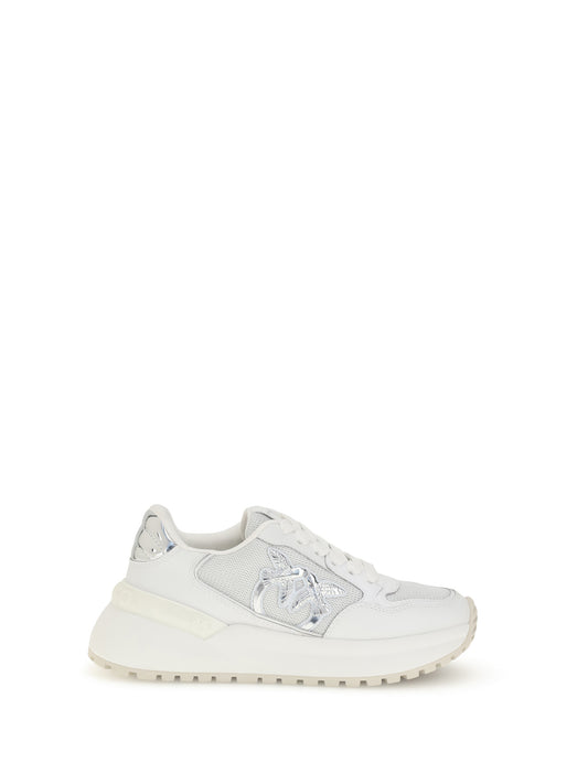 PINKO Logo and mirrored detail Sneakers