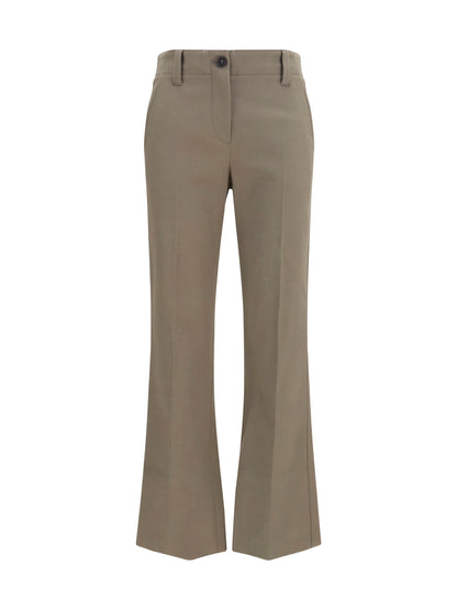 Brunello Cucinelli Slim flared Pants - Tea Leaf