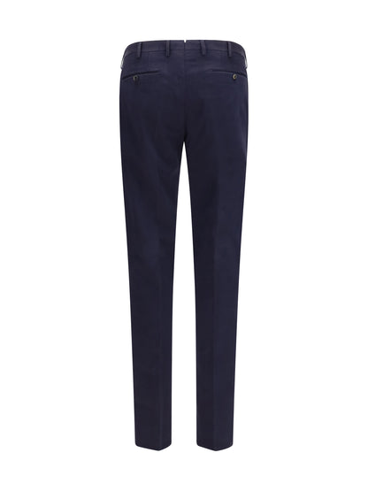 PT Torino Cotton Pants - Blue Notte