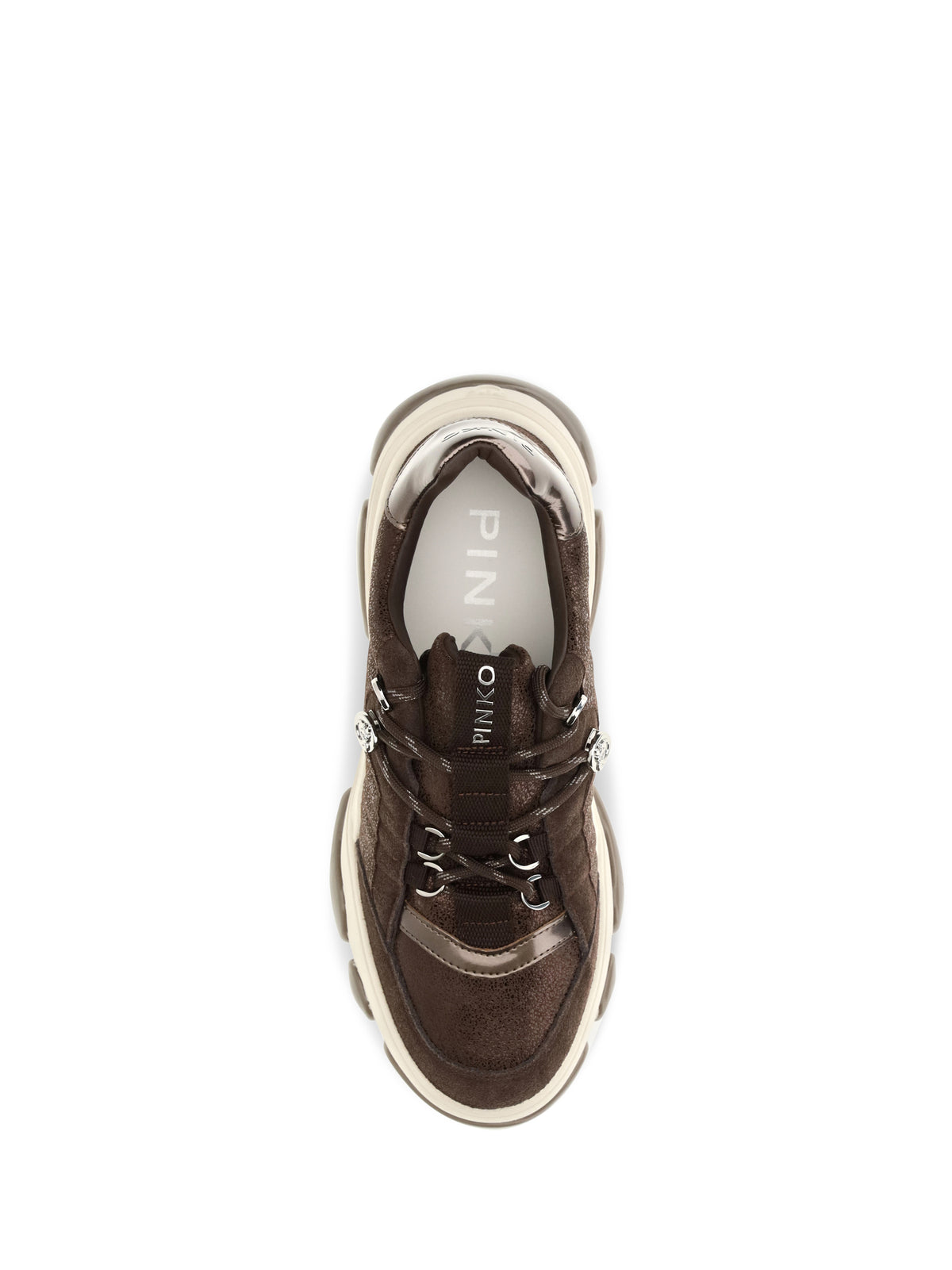 Pinko Athena suede Sneakers - Moro