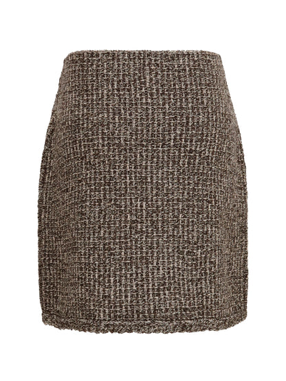 Fabiana Filippi Tweed Mini Skirt - Ebony