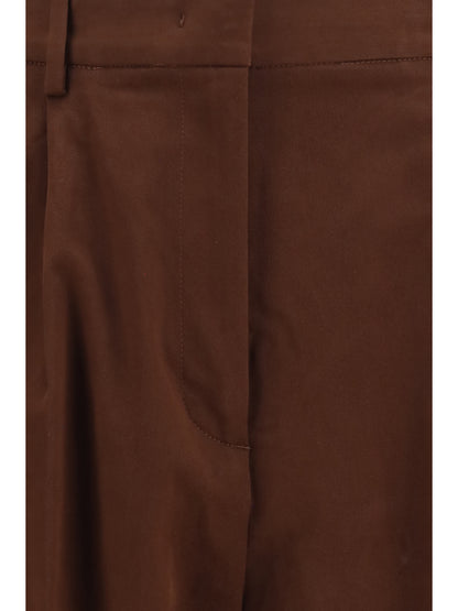Fabiana Filippi Wool-blend elasticated-waist Pants - Ebony