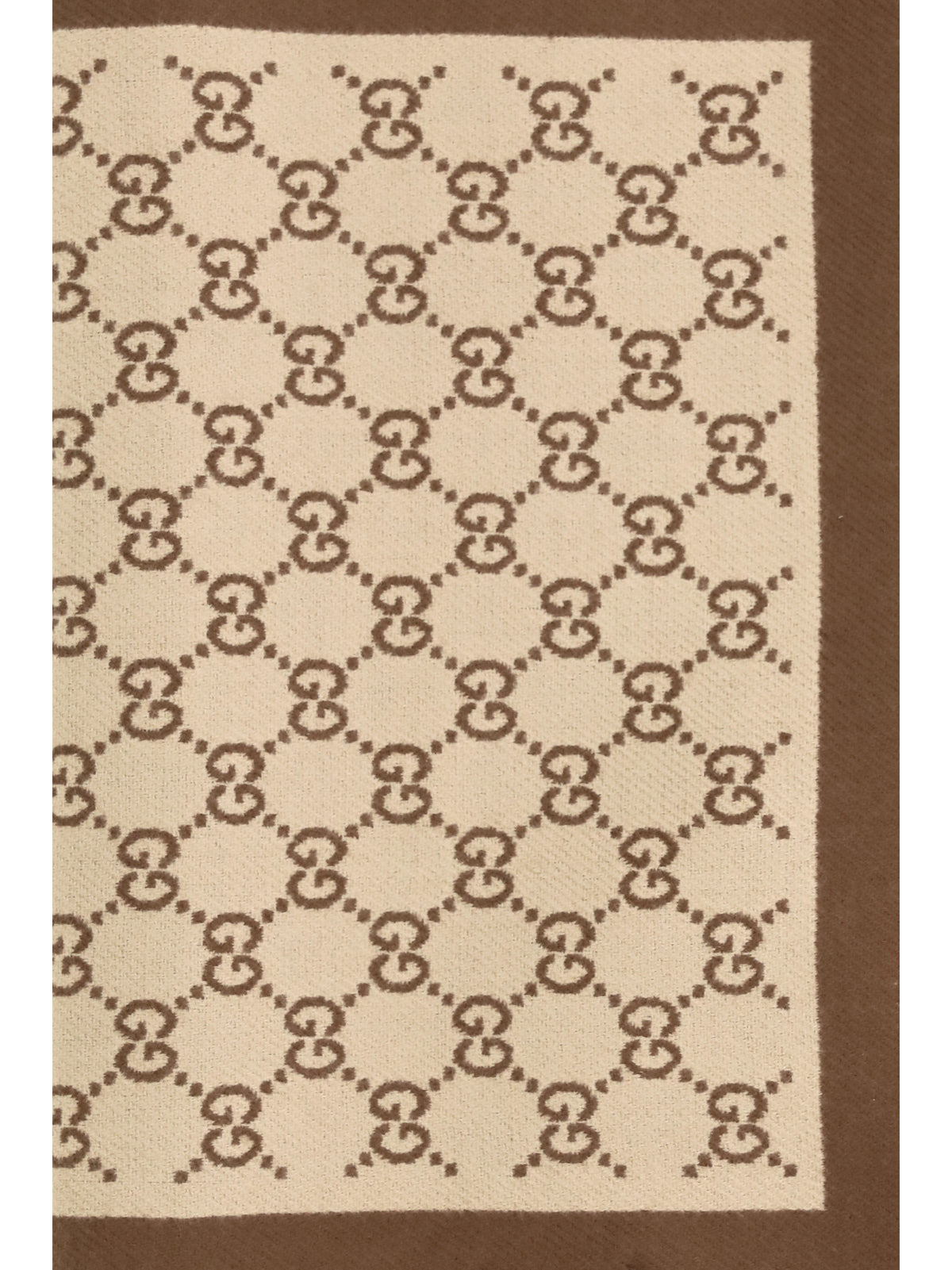 Gucci GG all-over wool Scarf - Camel/Light Brown