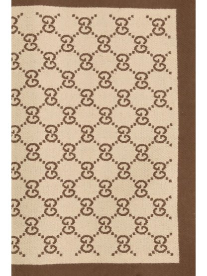 Gucci GG all-over wool Scarf - Camel/Light Brown