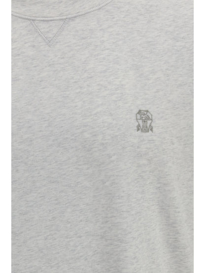 BRUNELLO CUCINELLI T-shirt in cotton with a logo