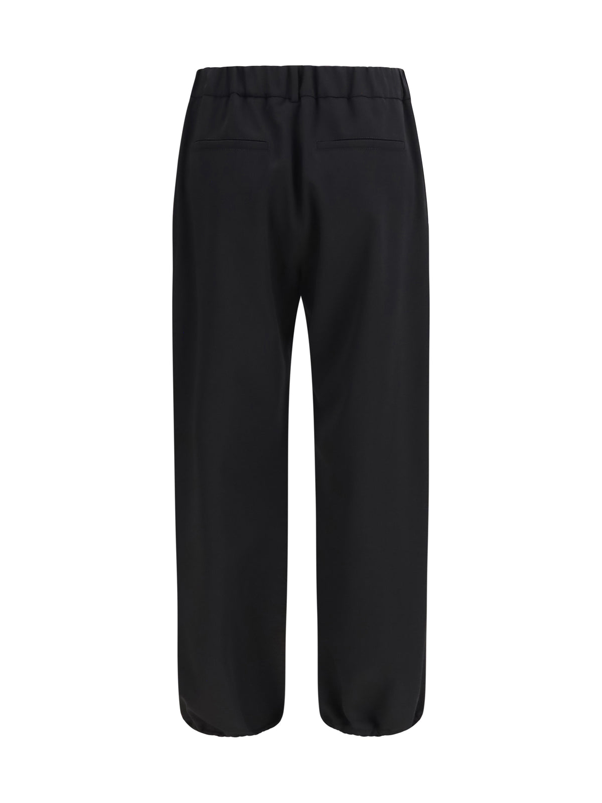 Burberry Wool jogging Pants - Black