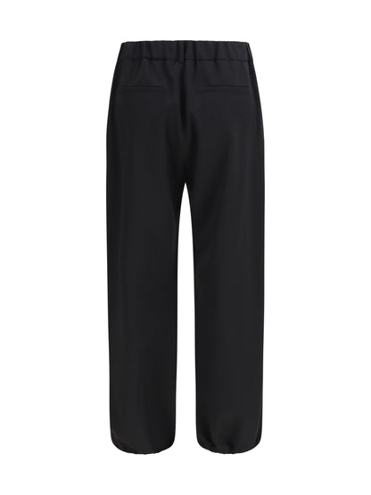Burberry Wool jogging Pants - Black