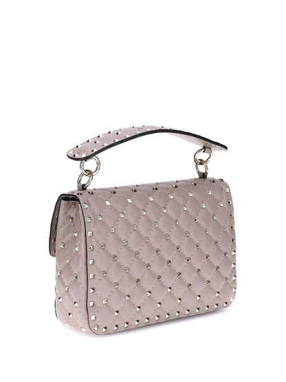 Valentino Garavani Rockstud Spike Handbag - Poudre