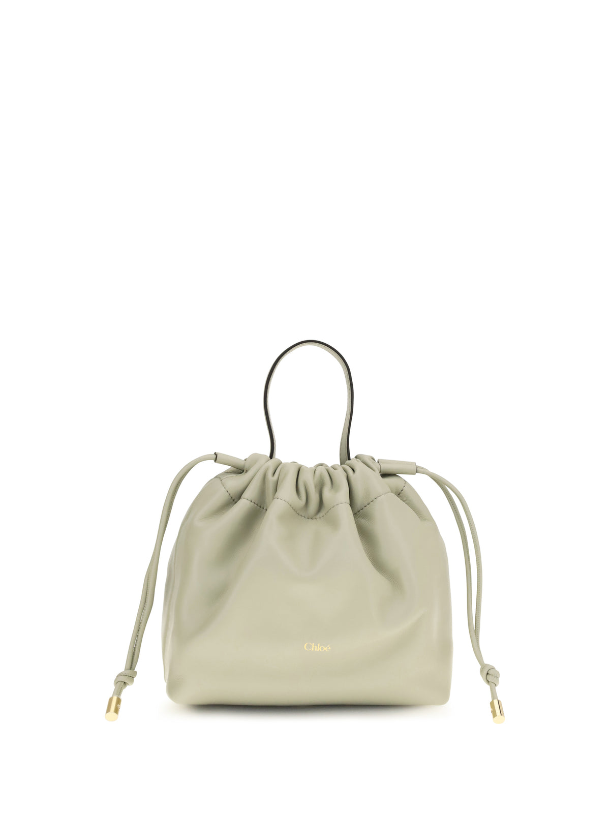 Chloé Icons leather chain Shoulder Bag - Jade Grey