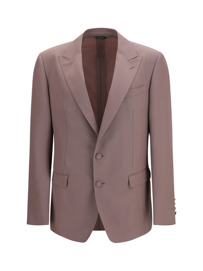 DOLCE & GABBANA Single-breasted wool poplin Jacket