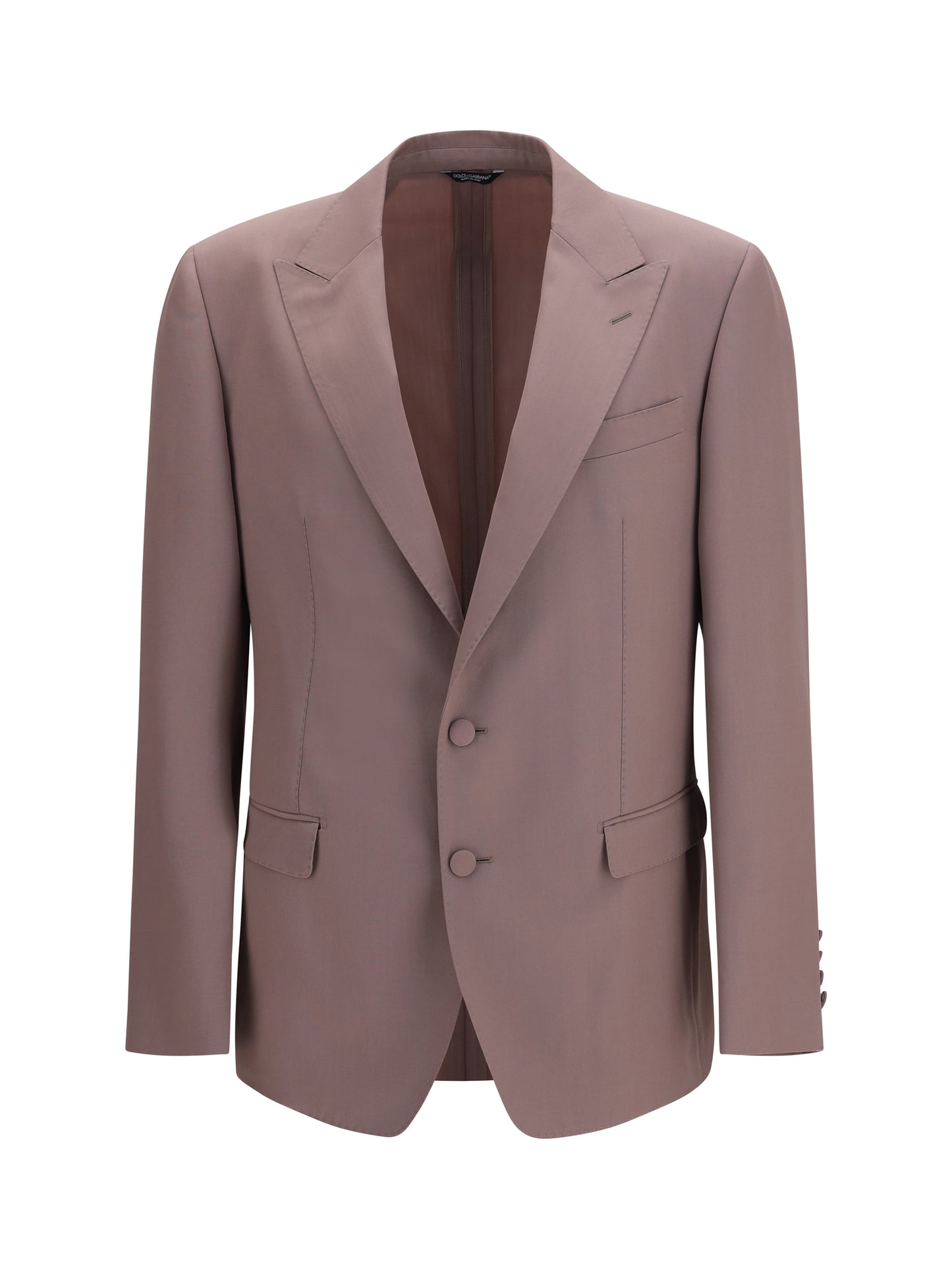 DOLCE & GABBANA Single-breasted wool poplin Jacket