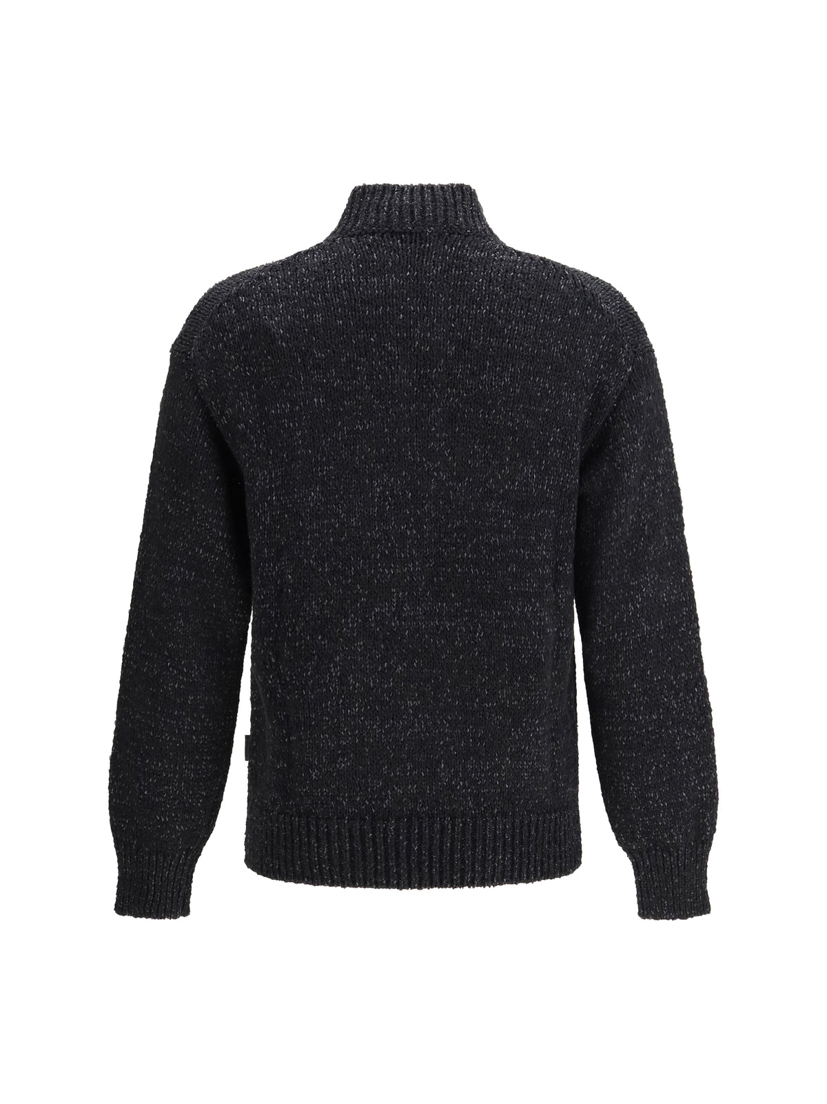 Laminar Cotton Sweater - Black