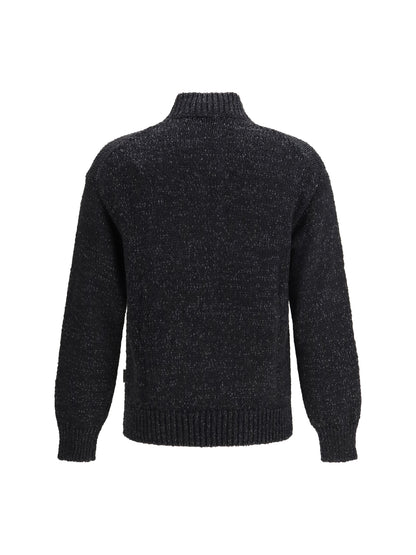Laminar Cotton Sweater - Black