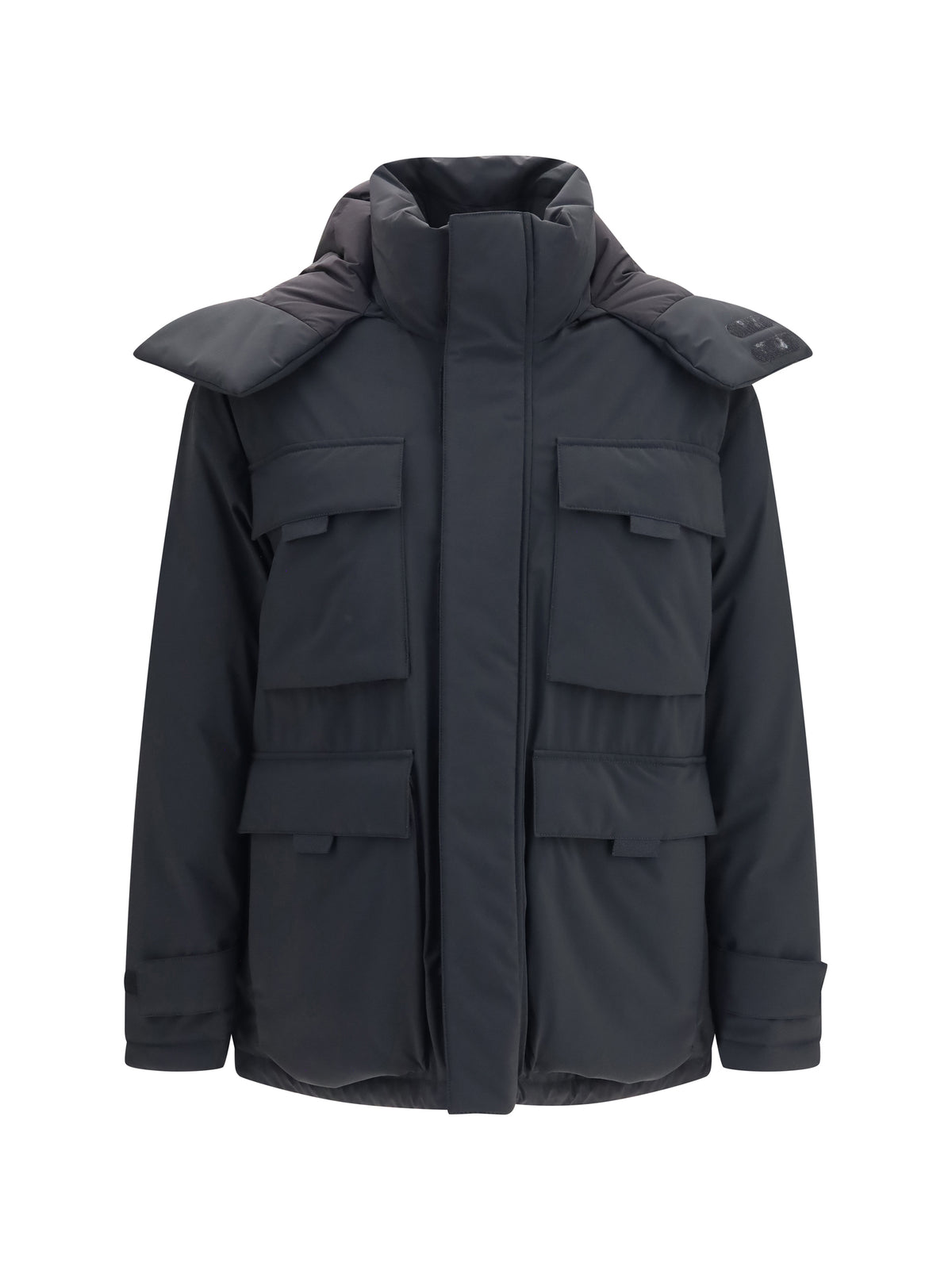 Laminar Hooded padded Jacket - Black