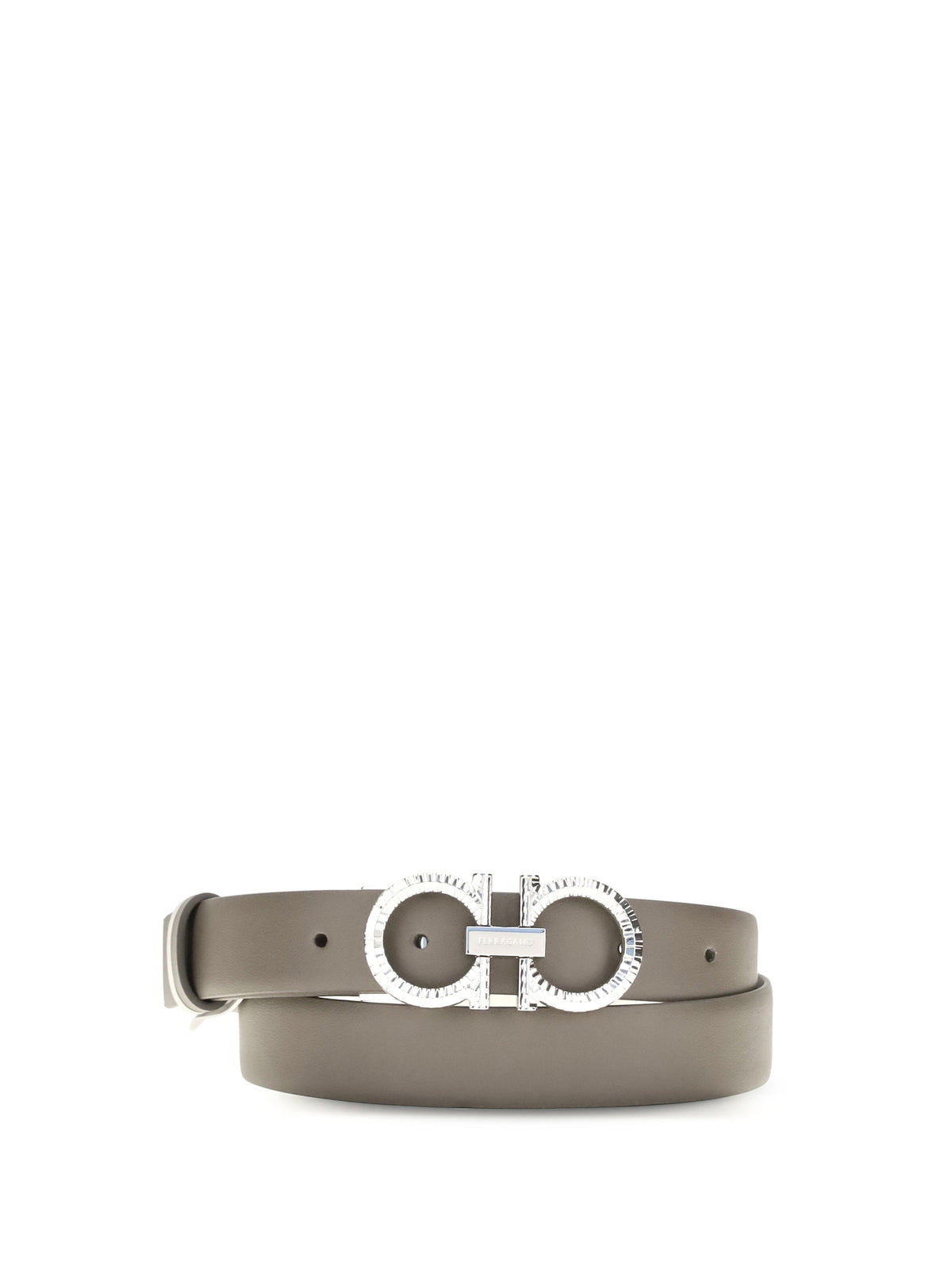 Ferragamo Reversible and adjustable Gancini Belt - Haze