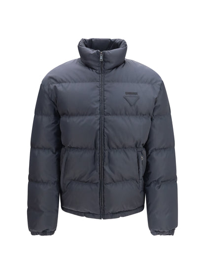 Prada High-neck padded Jacket - Smoke
