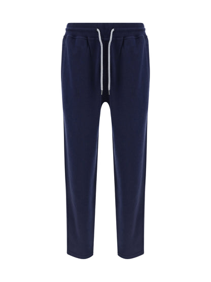 Brunello Cucinelli Monochrome Sweatpants - Cobalto/Grey Dark